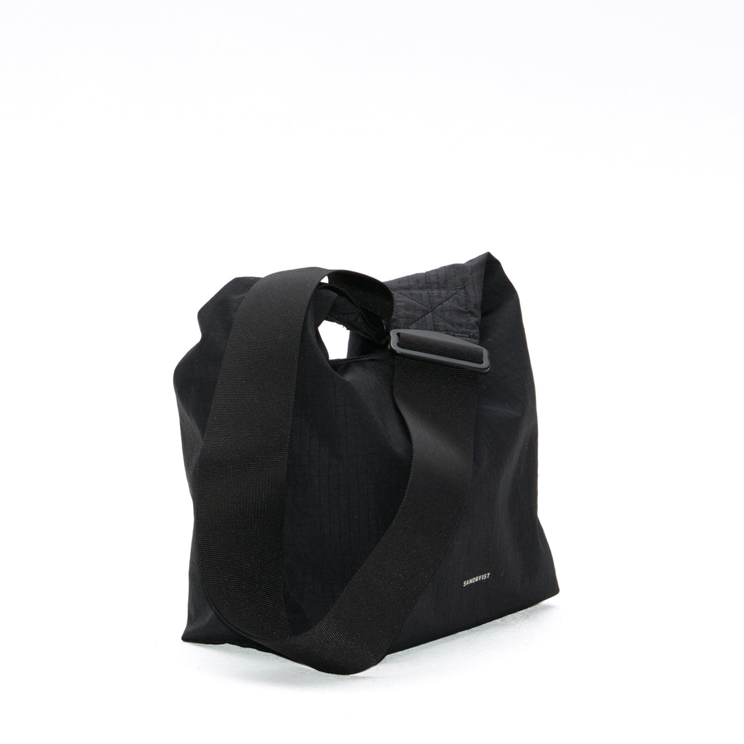 Sandqvist GRID Shoulder Bag Mini 5 L noir, vue produit 2