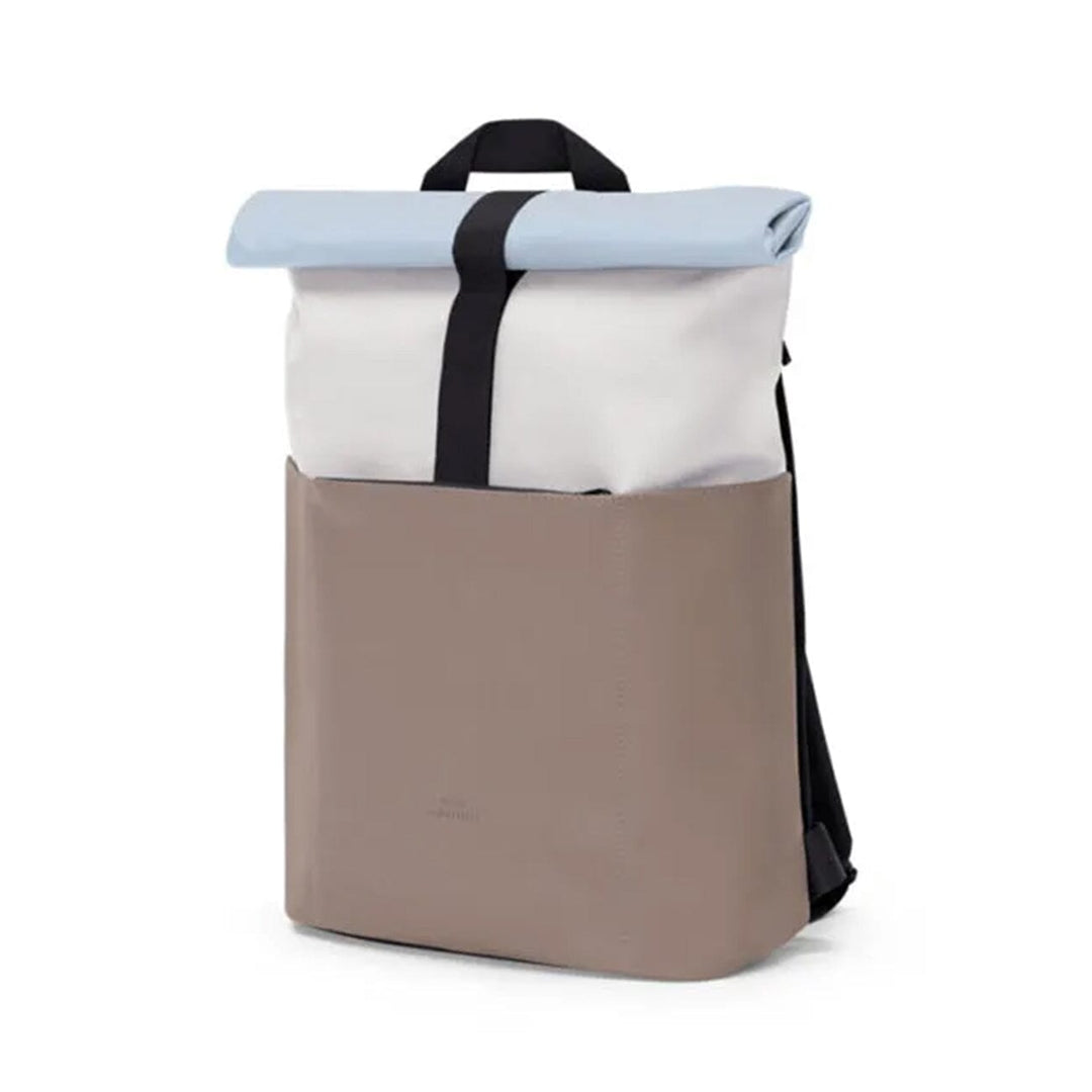 Ucon Acrobatics Hajo Mini backpack in dark sand — rear view