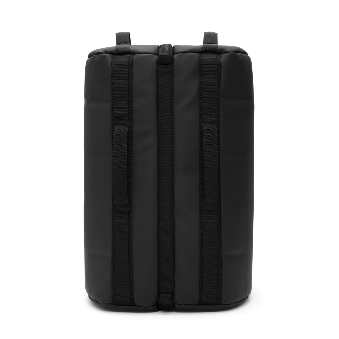 DB Journey Roamer Pro Split Duffel 30L in Black, front view with the grab handles