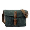 Small Canvas Messenger Bag | BALTIMORE - Emerald