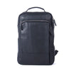 Black Leather Laptop Backpack | STEELE - Black