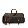 Men's Leather Weekend Bag | MANAGUA - Brown