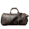 Leather Travel Duffle Bag | CARACAS - Brown