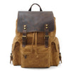 Ryggsäck i vaxad canvas 27 L | LATVIA - Khaki / Nej
